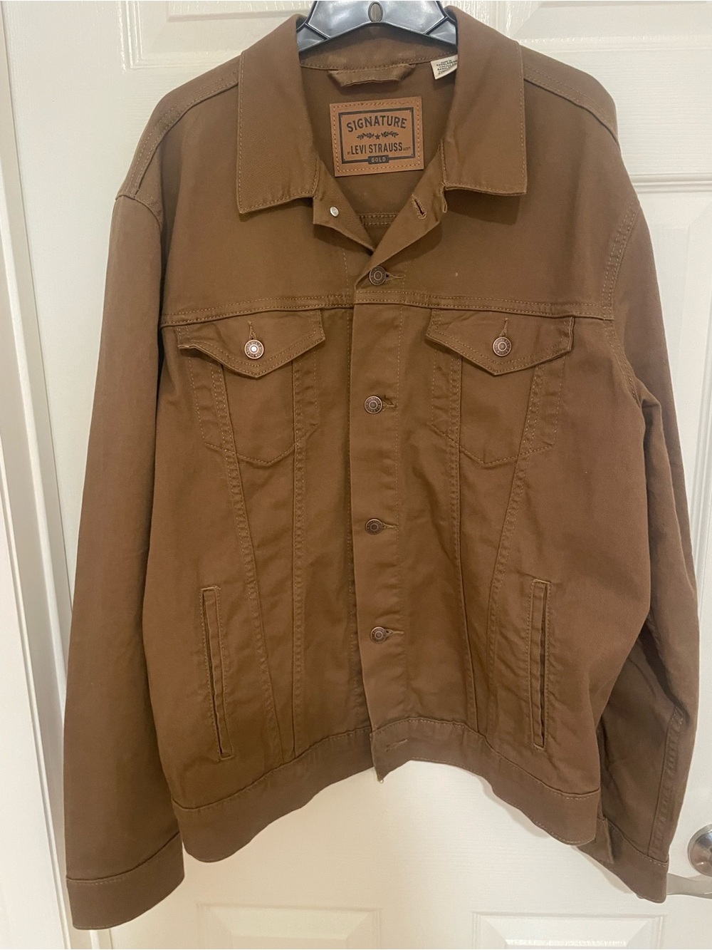 Levi's Signature Men's Brown Trucker Jacket, NWOT, Size M